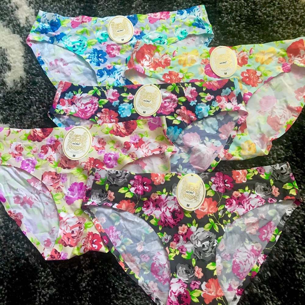 Laser Cut No-Show Panty Bundle Medium